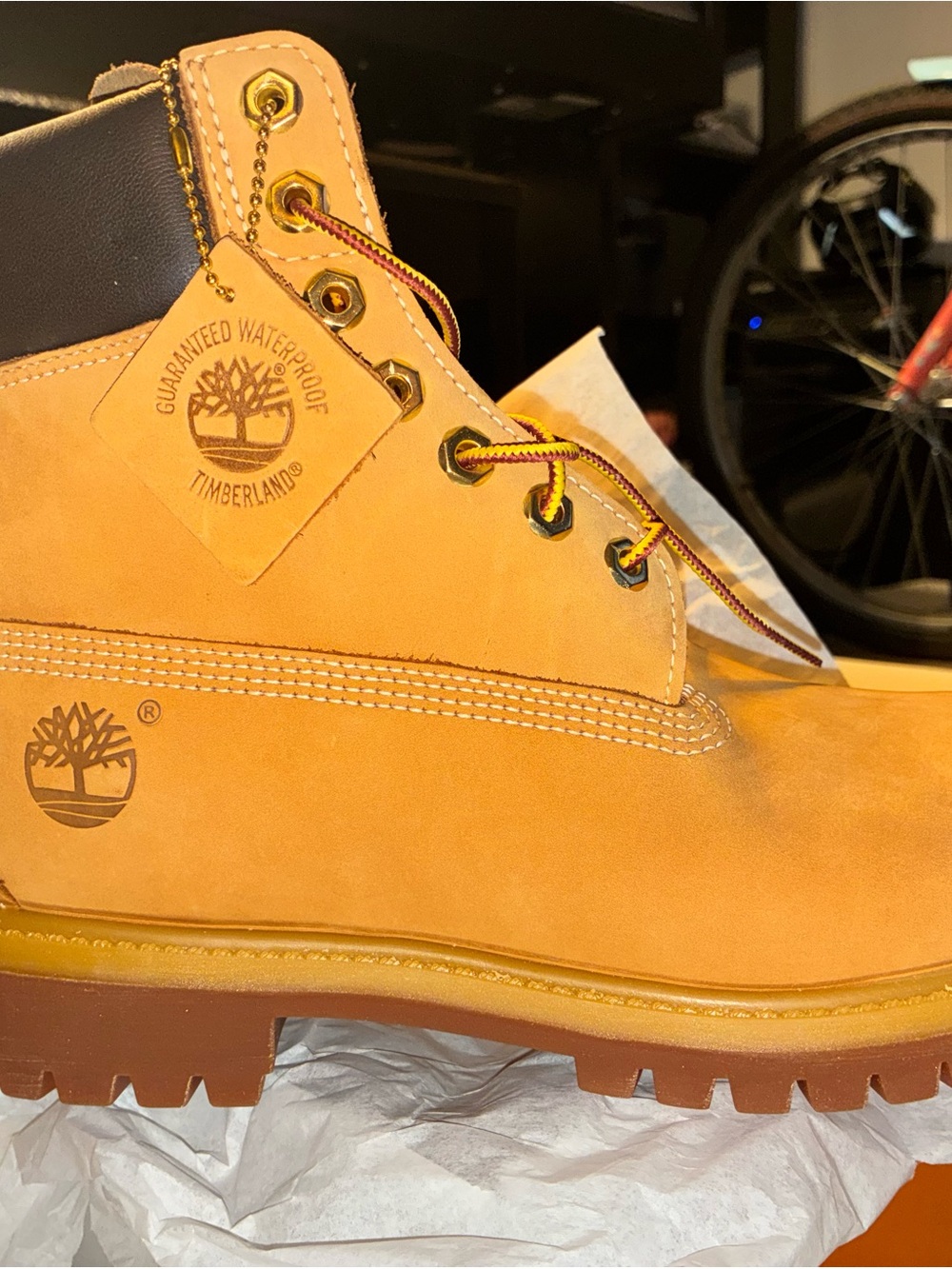 Timberland Wheat/Tan Waterproof Nubuck Work Boot